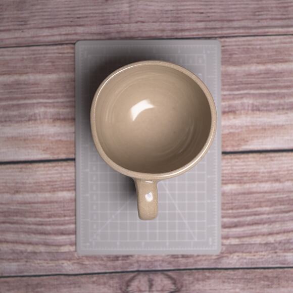 Set of 2 Hand-Thrown Pottery Coffee Mugs “Park 5” Design, Signed RS, Cottagecore - Picture 11 of 16